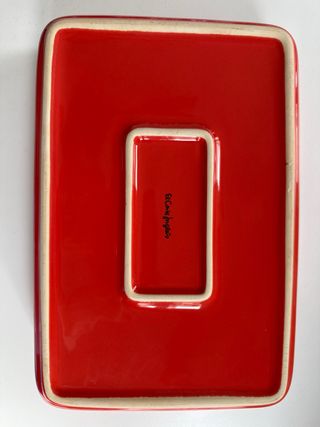 Bandeja de horno cerámica roja