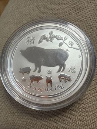 Moneda Plata 1/2 Onza Australia 2019