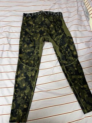 Mallas gimnasio  Under Armour Camuflaje Verde