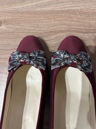 Zapatos de fallera con lazo