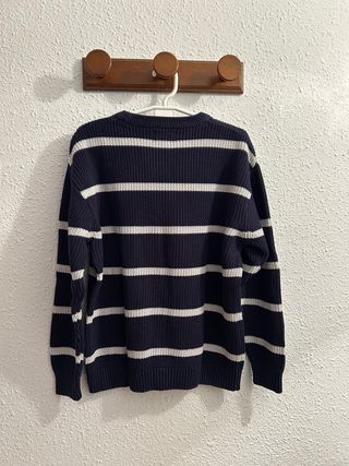 *Jersey azul marino talla L Pull&Bear