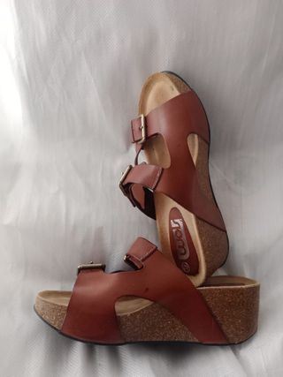 Sandalias de piel mujer Talla 40