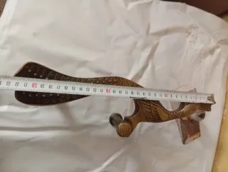 Tirador para puerta Pavo Real Bronce