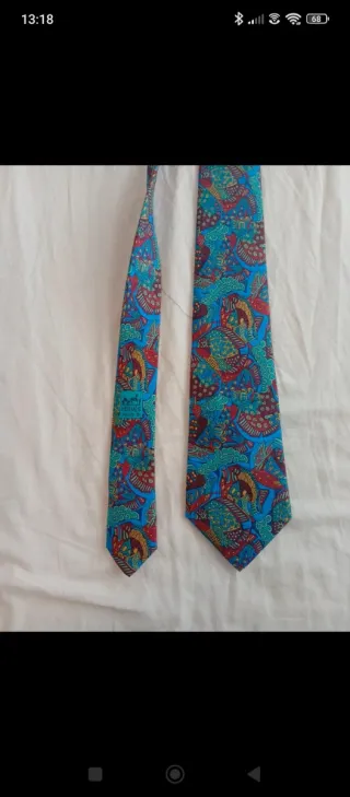 Corbata Hermès Multicolor
