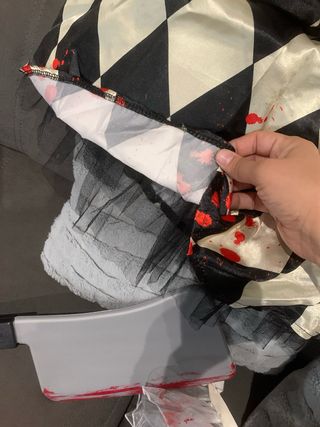 Disfraz Payasa Pierrot 7-9 años