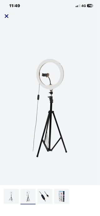 Grundig XXL LED Ring Light con trípode