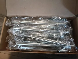 10 Tiradores Acero Inox 22.5cm