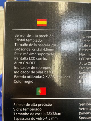 Báscula de Baño Digital Euro Life