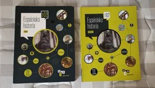 3 libros BACHILLER (Euskera, Espainiako Historia)