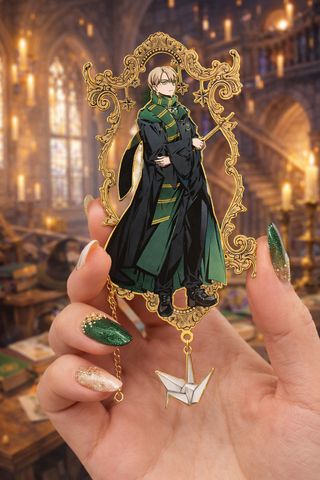 Marcapáginas Draco Malfoy Harry Potter Slytherin