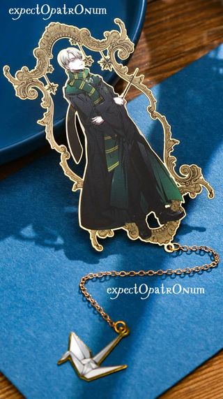 Marcapáginas Draco Malfoy Harry Potter Slytherin