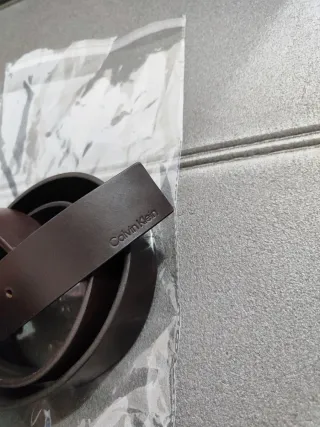 Calvin Klein cintura originale pelle taglia 100cm