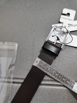 Calvin Klein cintura originale pelle taglia 100cm