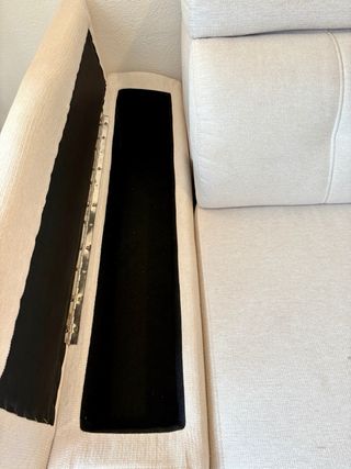 Sofá lineal 3 plazas beige