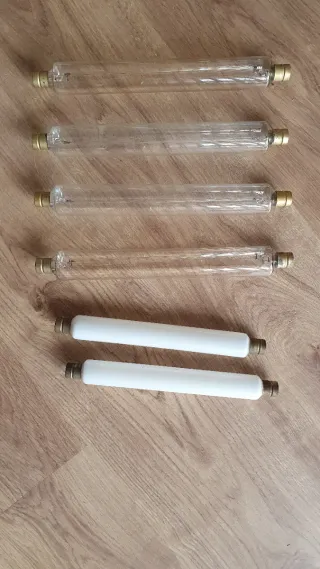 Lote de 6 Lámparas de tubo vintage