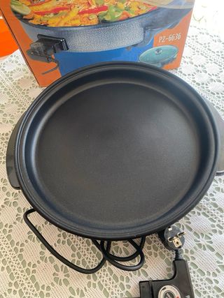 Paellera Pizza Pan Eléctrica PZ-6636