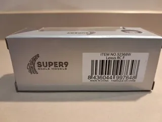 Coche Lexus Serie 1:60 Die Cast Metal