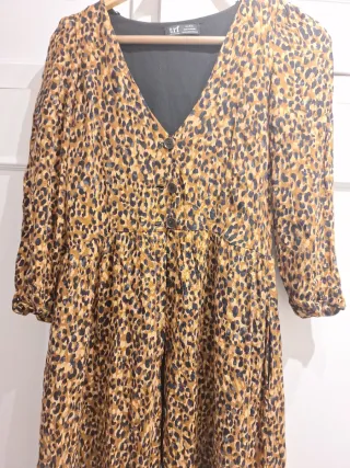 Vestido estampado leopardo