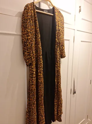 Vestido estampado leopardo