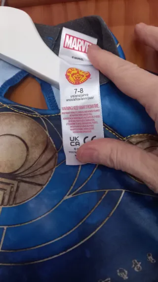 Disfarce Super Herói Marvel T.7-8A