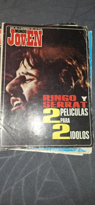 Revista Mundo Joven Ringo y Serrat