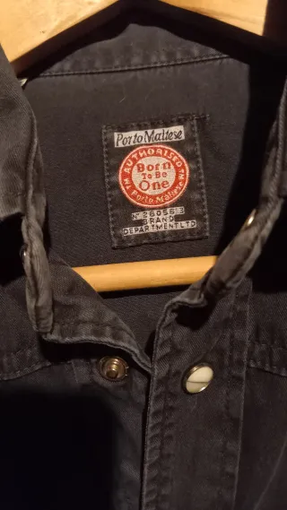 Camicia Porto Maltese Nera Uomo