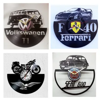 Reloj de Vinilo Decorativo Moto CBR