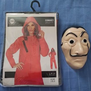 Disfraz La Casa de Papel + máscara Dalí