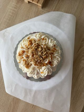 Tartas de Zanahoria con frosting de queso crema.