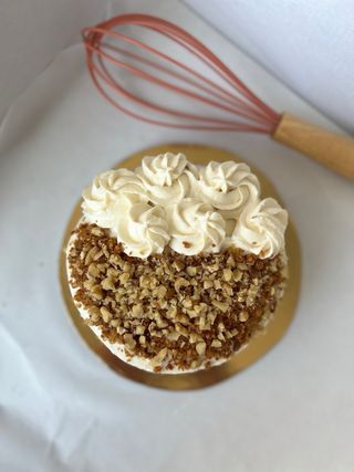 Tartas de Zanahoria con frosting de queso crema.