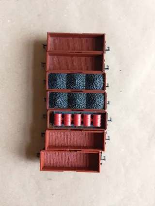 Lote 7 vagones de carga