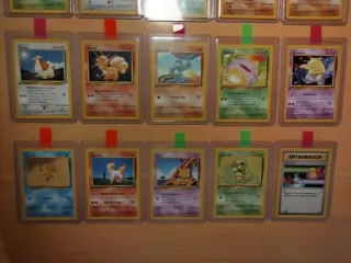 Lote Cartas Primera Edición Base Set