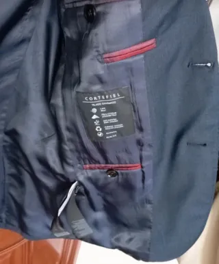 Blazer Cortefiel Talla S Azul Marino