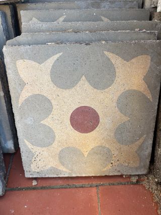 Baldosas hidráulicas decoradas