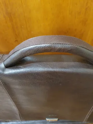 Maletín Portadocumentos Matties Negro/Marrón