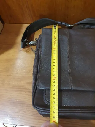 Maletín Portadocumentos Matties Negro/Marrón