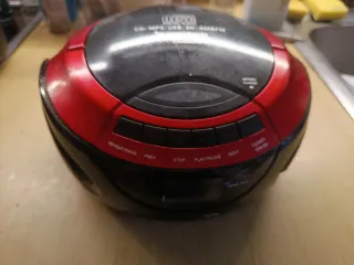 Radio CD Portátil Sunstech CRUSM390 USB/SD