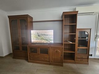 Mesa de comedor extensible de madera