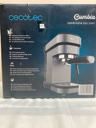 Cecotec Cafetera Express Cafelizzia 890 Gray.