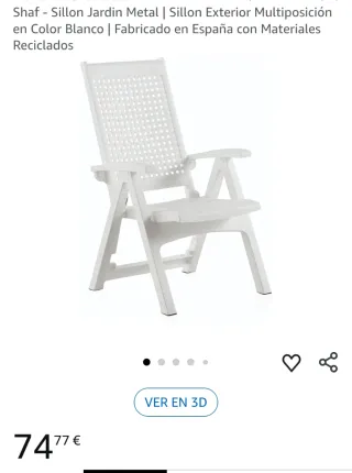 Shaf - Sillon Jardin Metal | Sillon Exterior