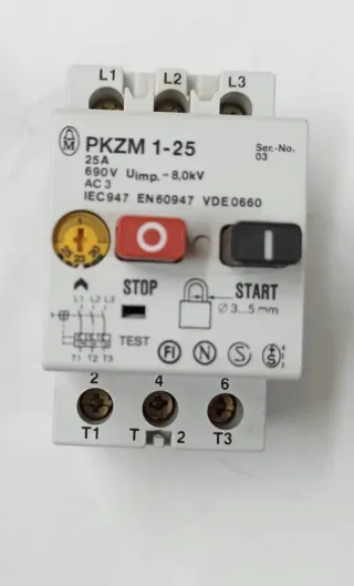 Interruttore Protezione Motore PKZM1-25