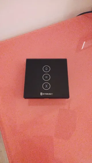 Interruptor Persiana WiFi Etersky Negro