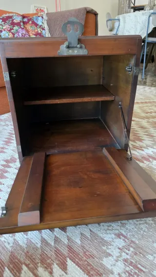 Baúl Mueble Bar Madera y Metal