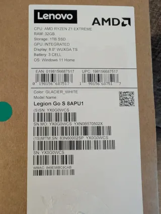 Lenovo Legion Go 32GB RAM / 1TB SSD