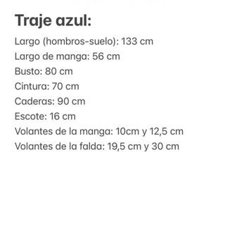 Traje de flamenca azul