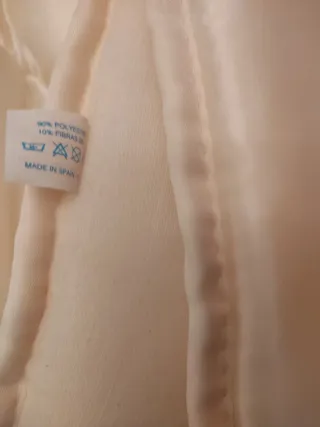 Edredón Cama 120cm Beige/Blanco