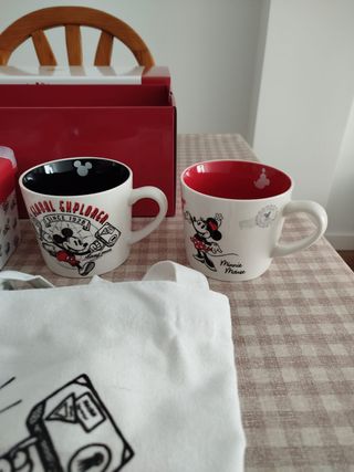 Pack Disney tazas, cubiertos y tupper
