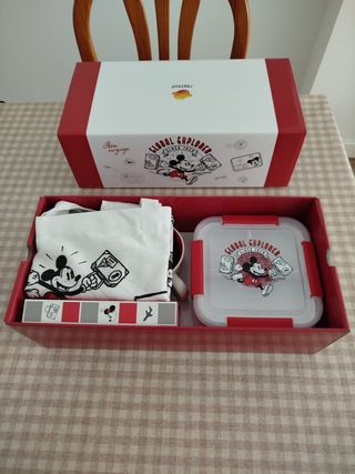Pack Disney tazas, cubiertos y tupper