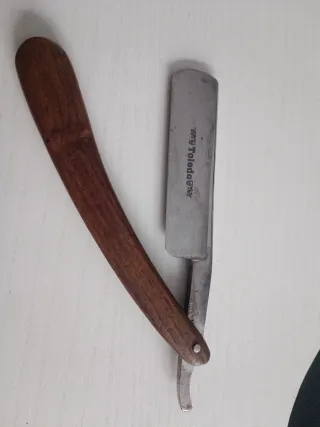 Navaja Afeitado Vintage Acero Toledo