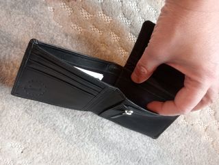 Cartera U Adolfo Domínguez Negra piel